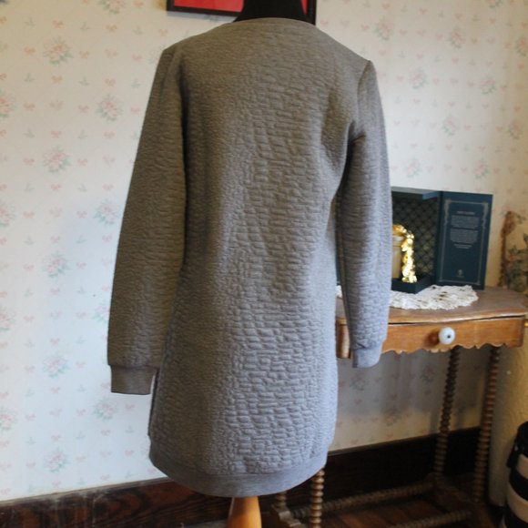 Mark by Avon Sweatshirt-Inspired Mini Dress with Hardware, Small - Picture 5 of 10